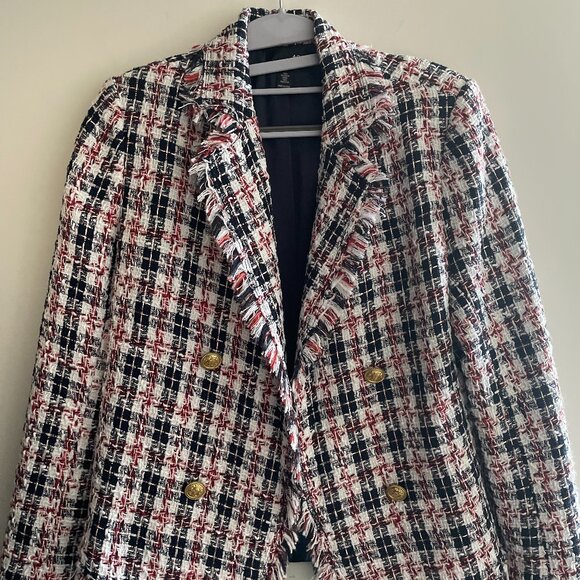 Tweed Plaid Blazer - X-Small - Excellent condition - Picture 1 of 14